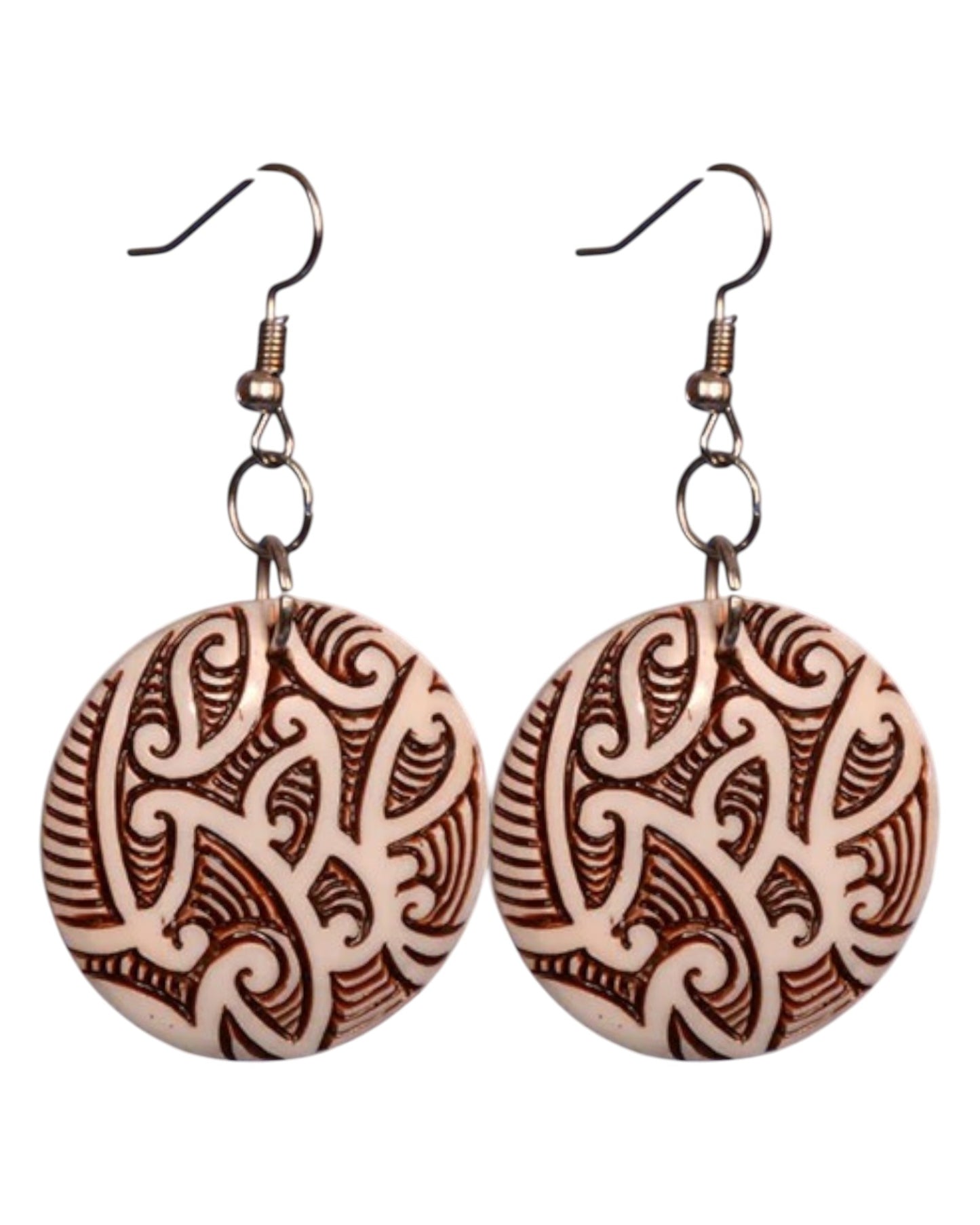 Koru Disc Earring