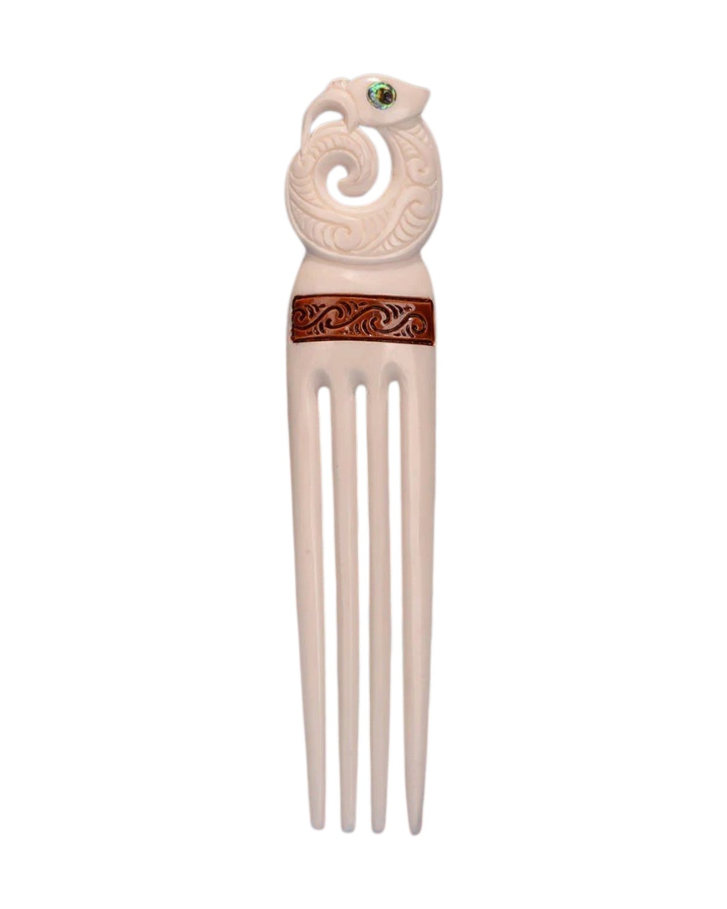 Bone Heru with Manaia design - Large