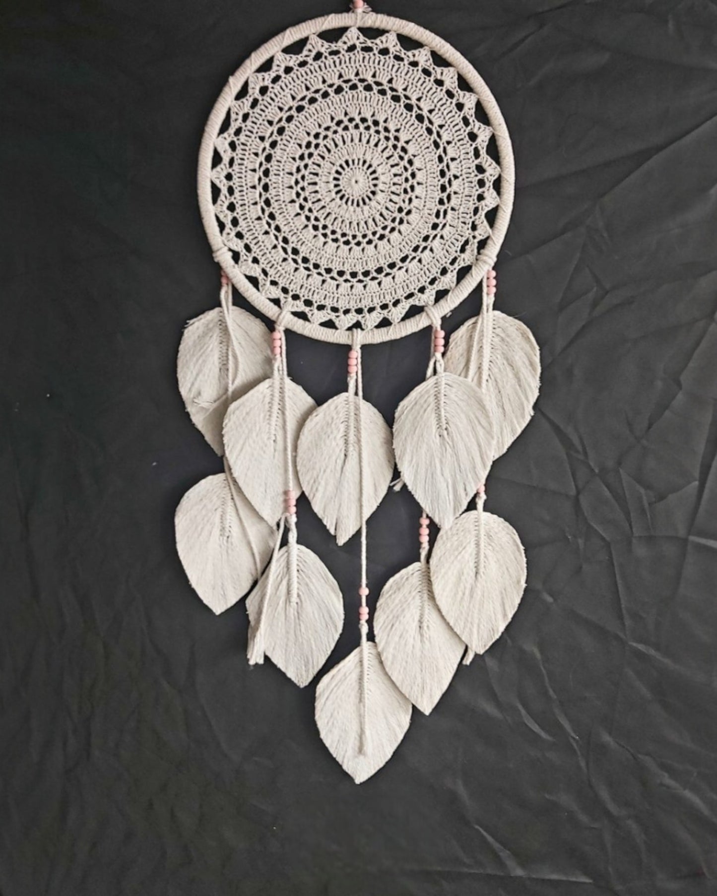 Dreamcatcher White Crochet