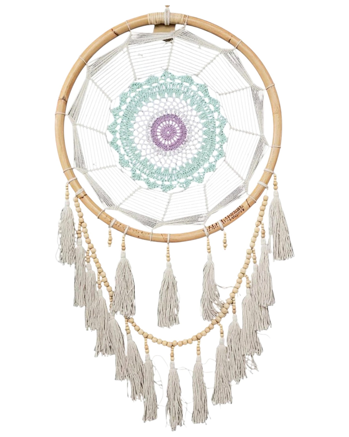 Dreamcatcher Natural Cotton Crochet