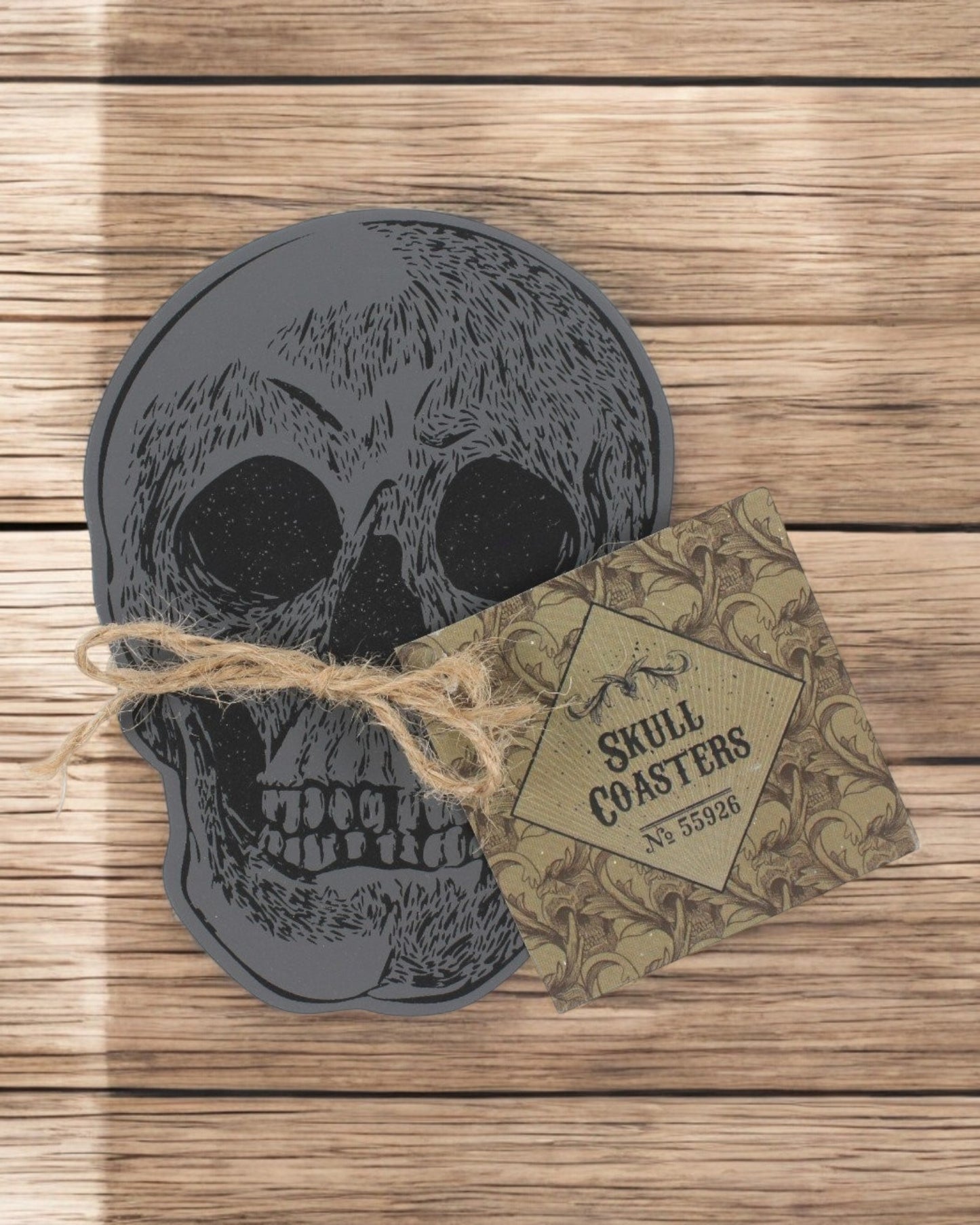 Set Of 4 Skull Coasters