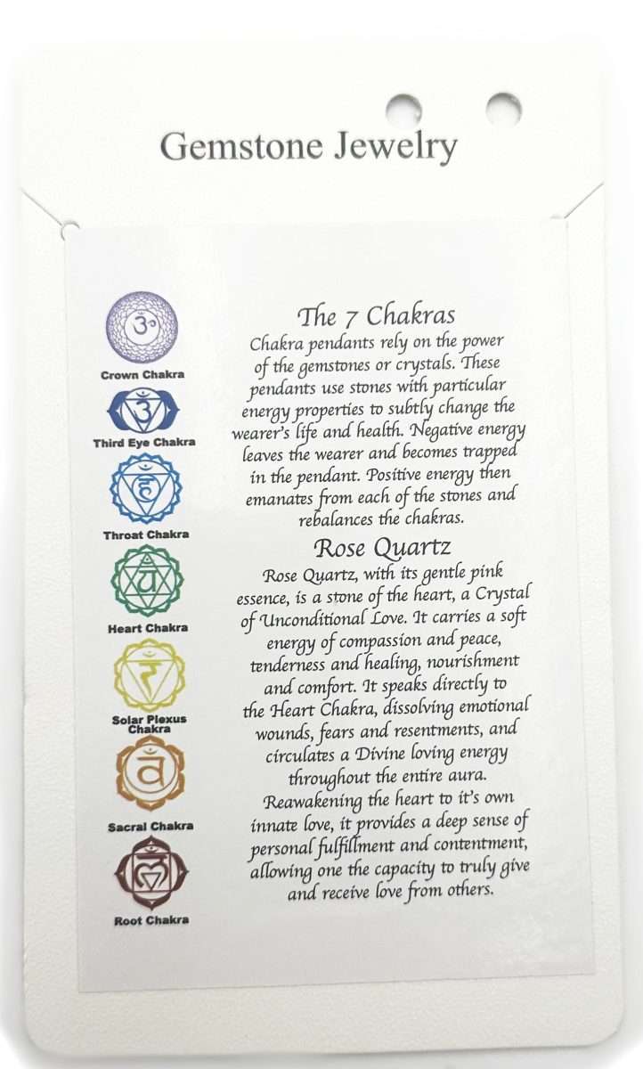 Chakra Keyring Rose Quartz