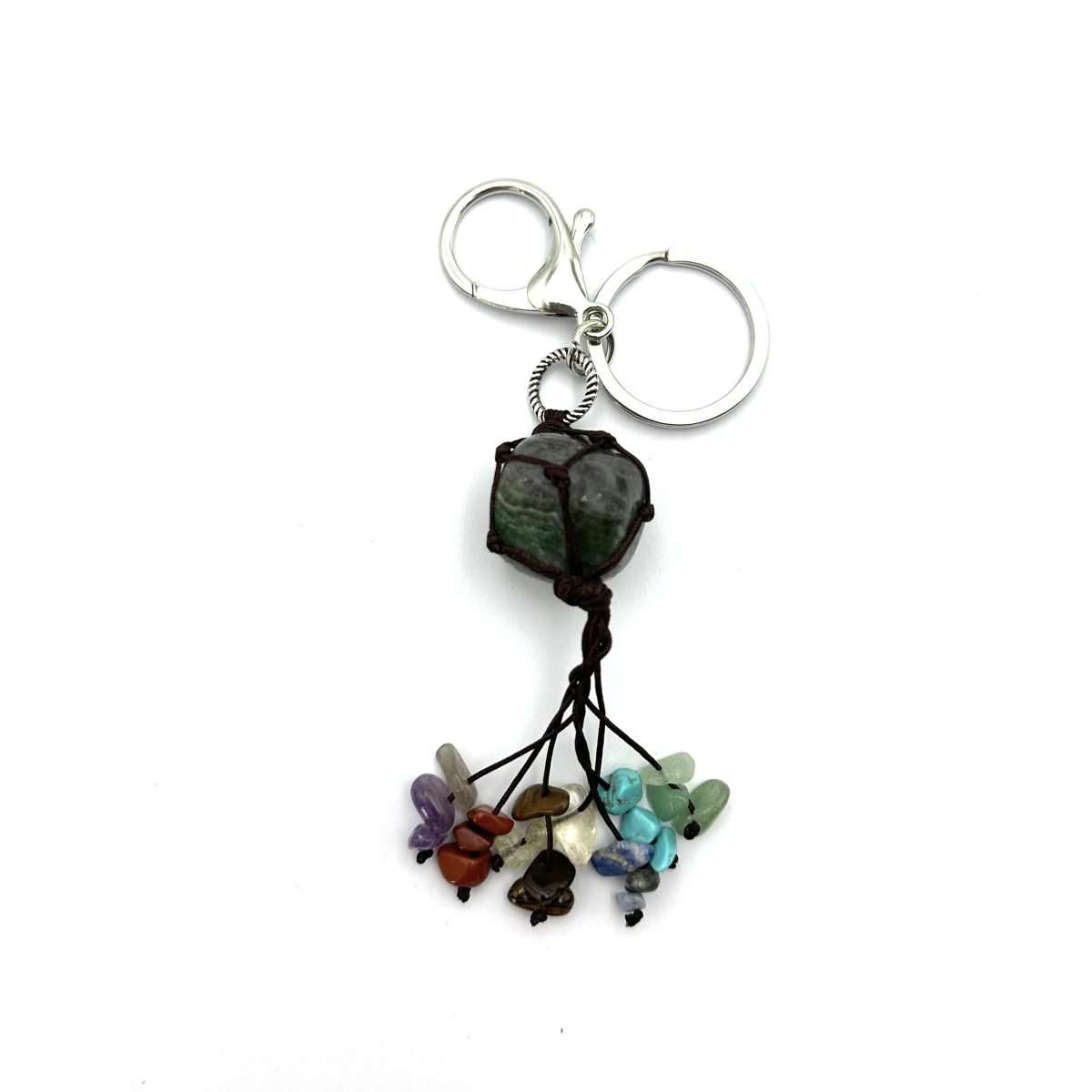 Chakra Keyring Fluorite