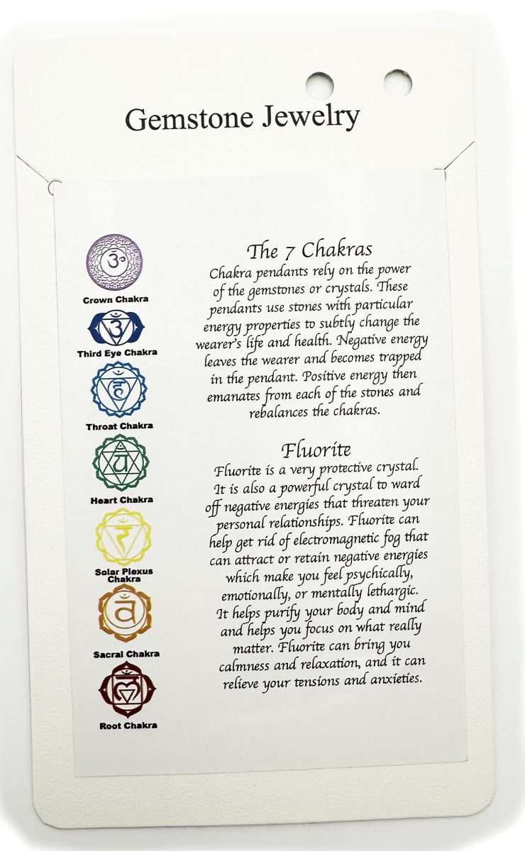 Chakra Keyring Fluorite