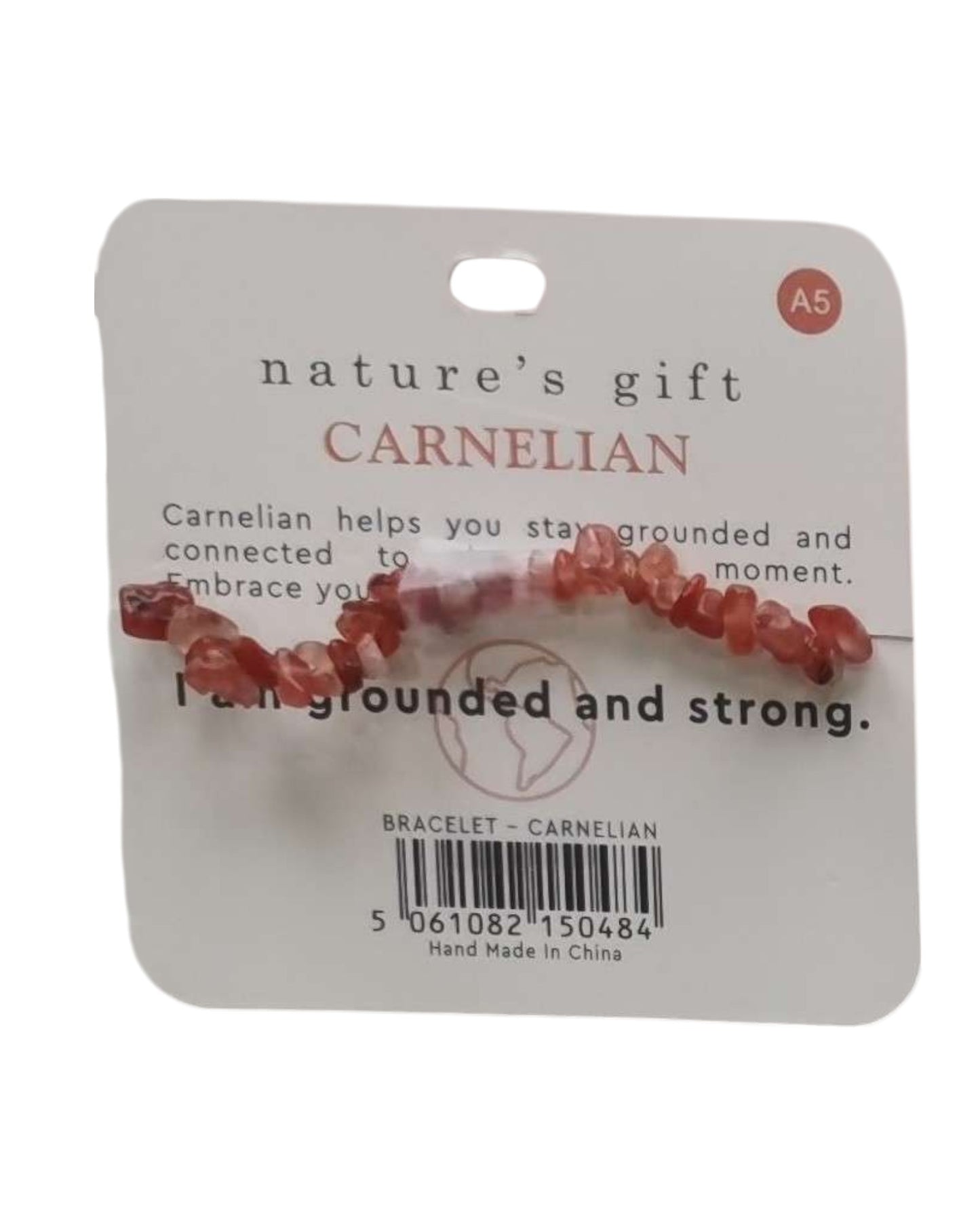 Carnelian- Stay Grounded Bracelet