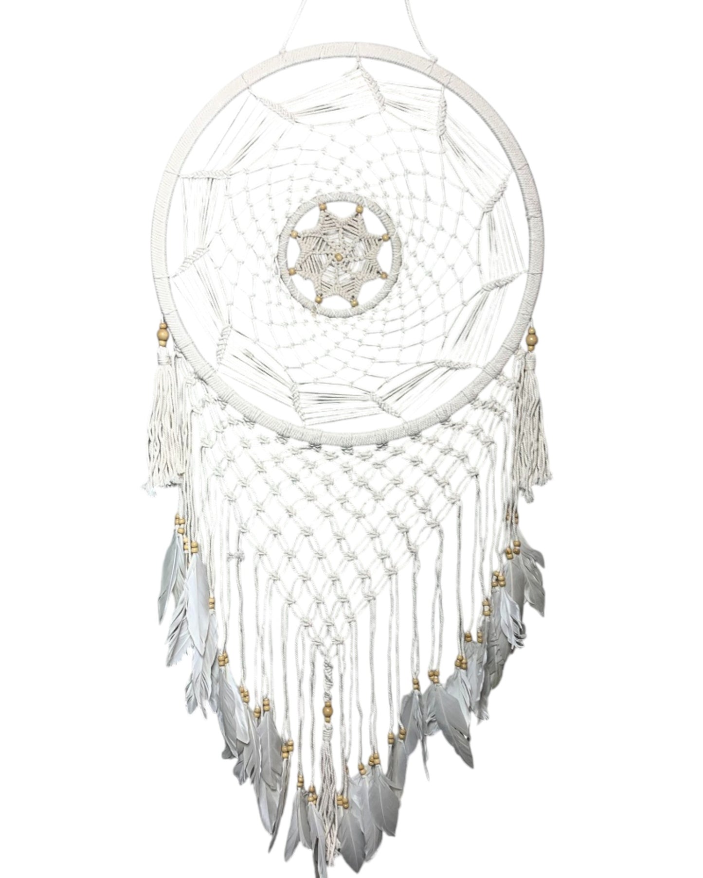 Dreamcatcher White Web 50cm