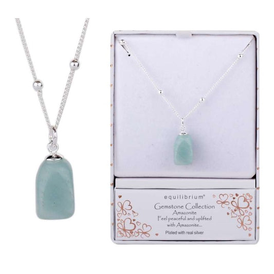 Equilibrium Amazonite Gemstone Necklace NEW!