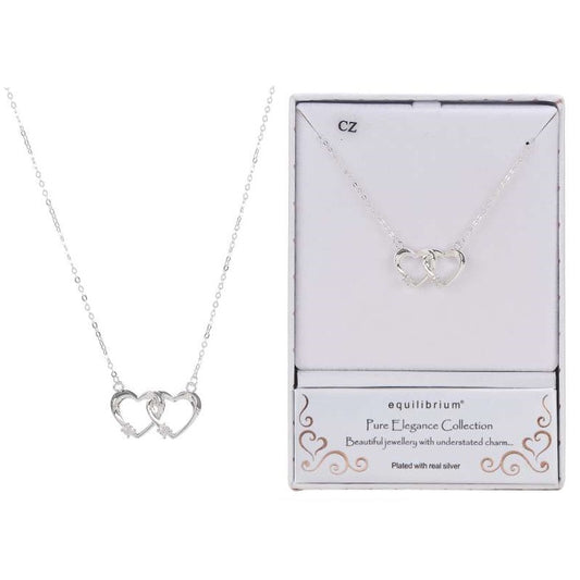 Equilibrium Elegance Entwined Heart Necklace NEW!