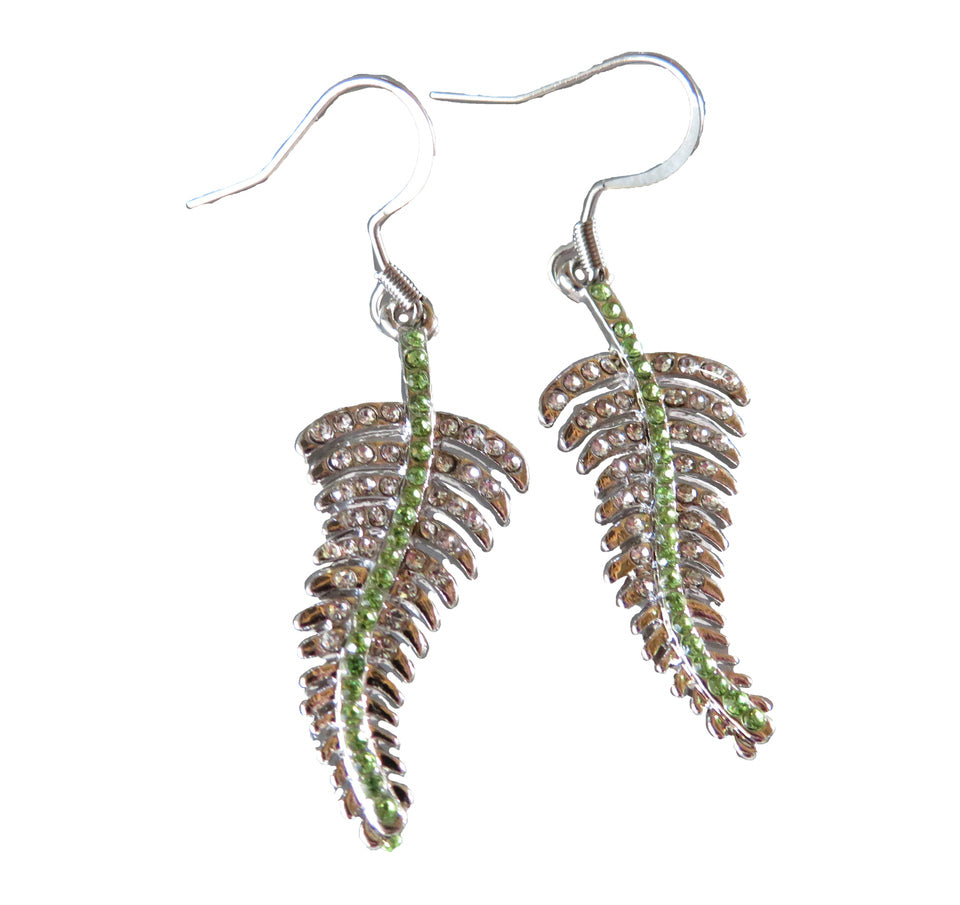 SILVER FERN EARRINGS