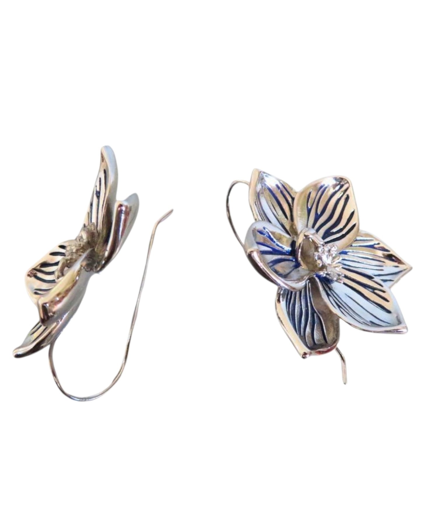 Sun Orchid Drop Earrings