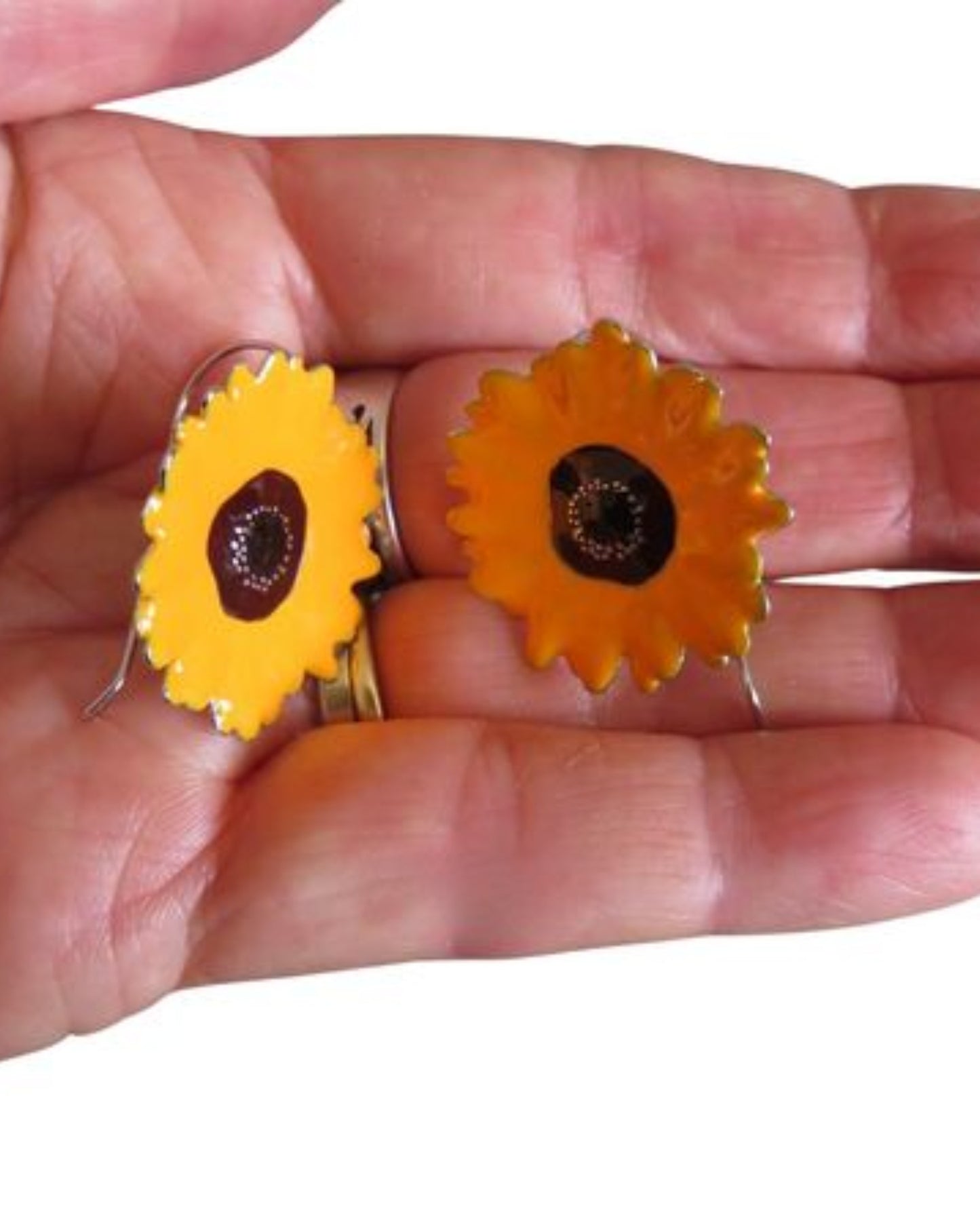 Sunflower Drop Earrings