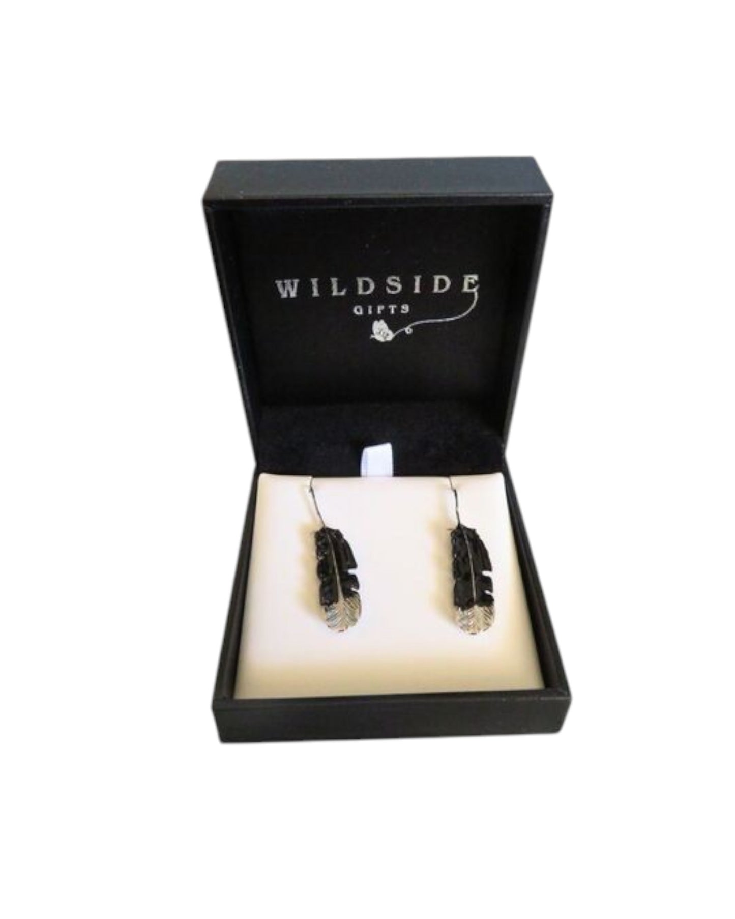 Huia Feather Drop Earrings