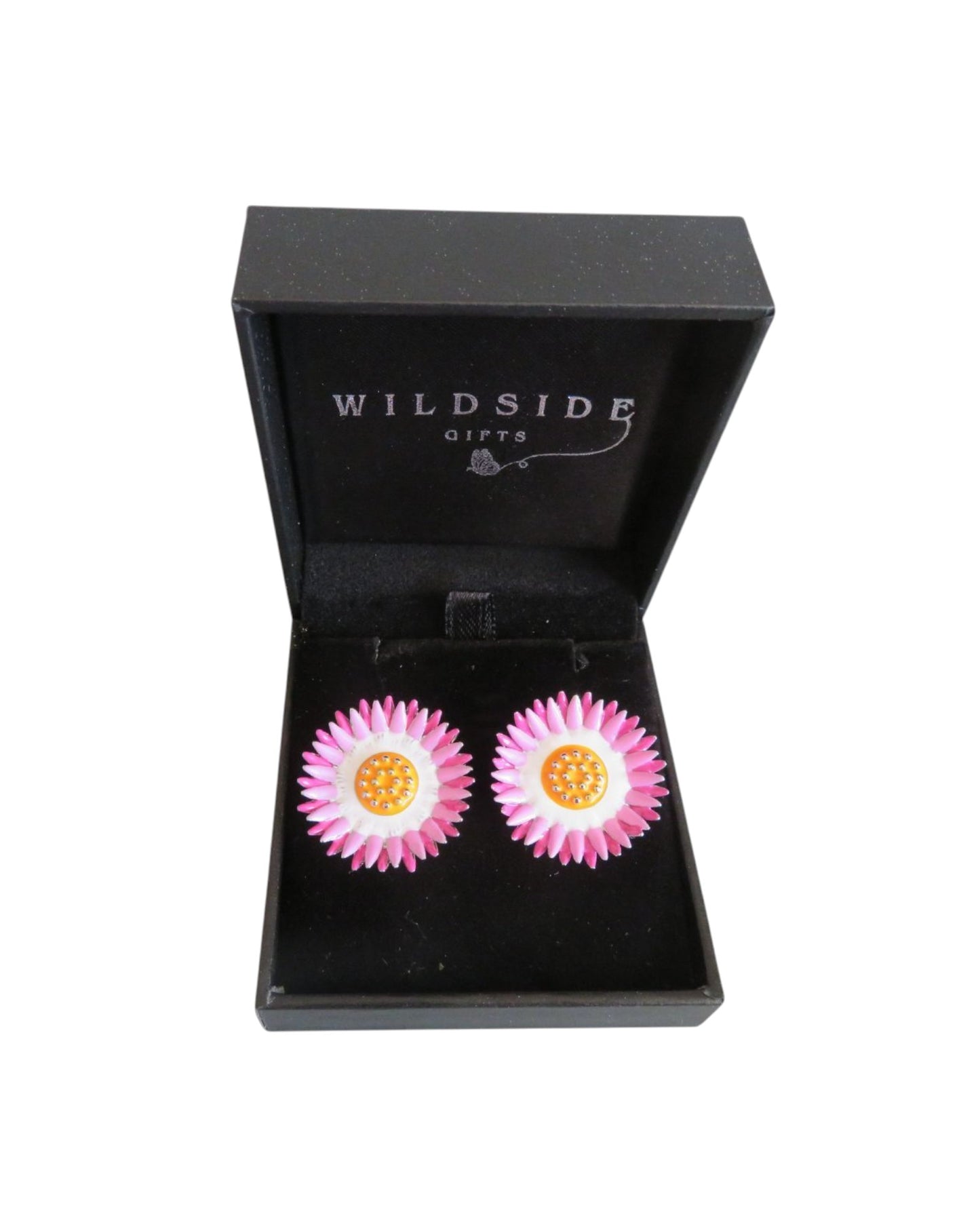 Pink Daisy Earrings