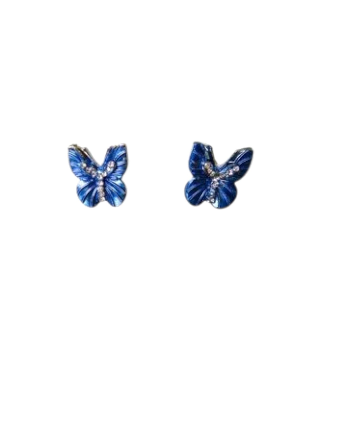 Blue Butterfly Stud earrings