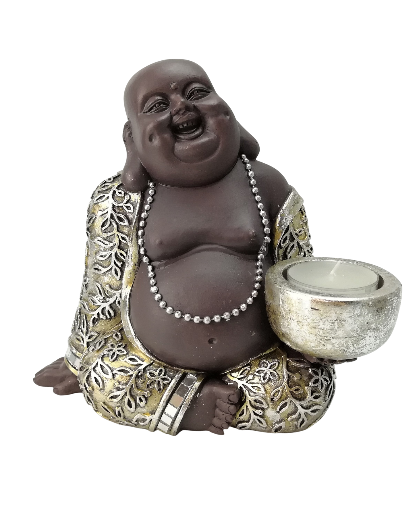 Lucky Buddha Candle Holder