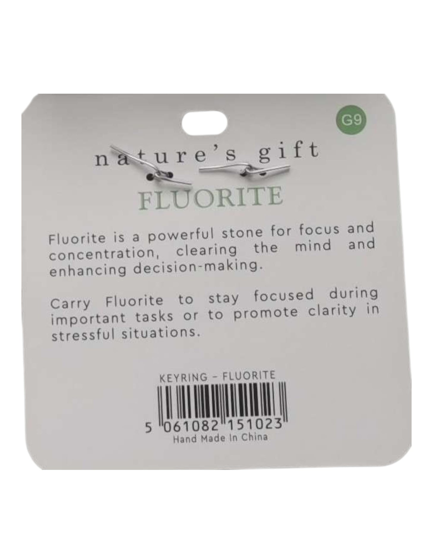 Fluorite- Focus & Concentration Keyring