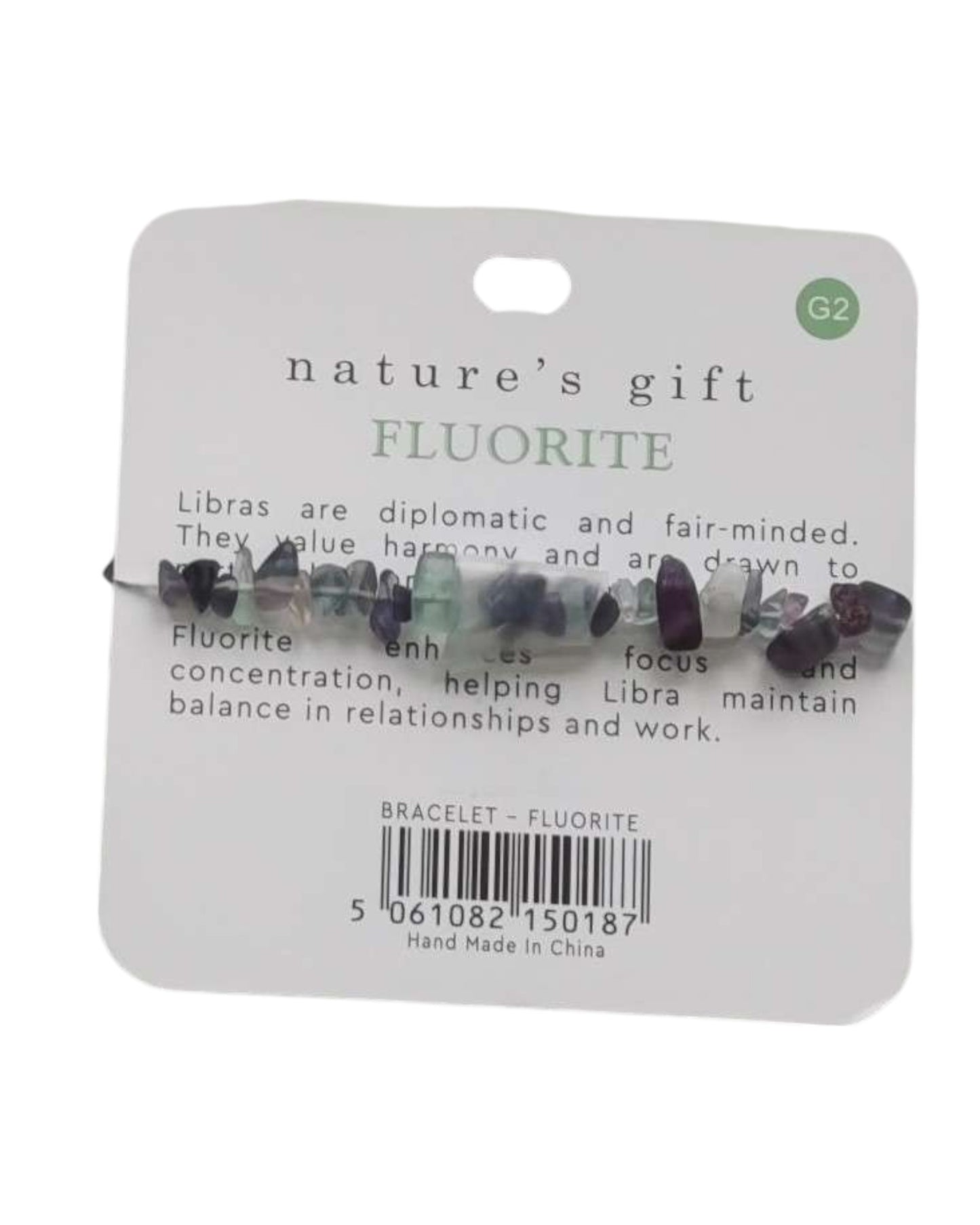 Fluorite- Libra Bracelet