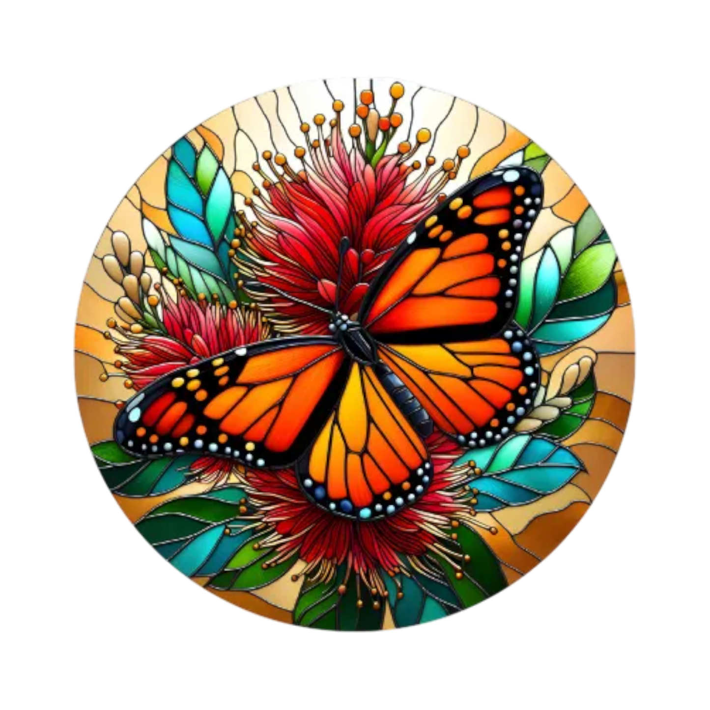 Butterfly Stained Glass Hanger