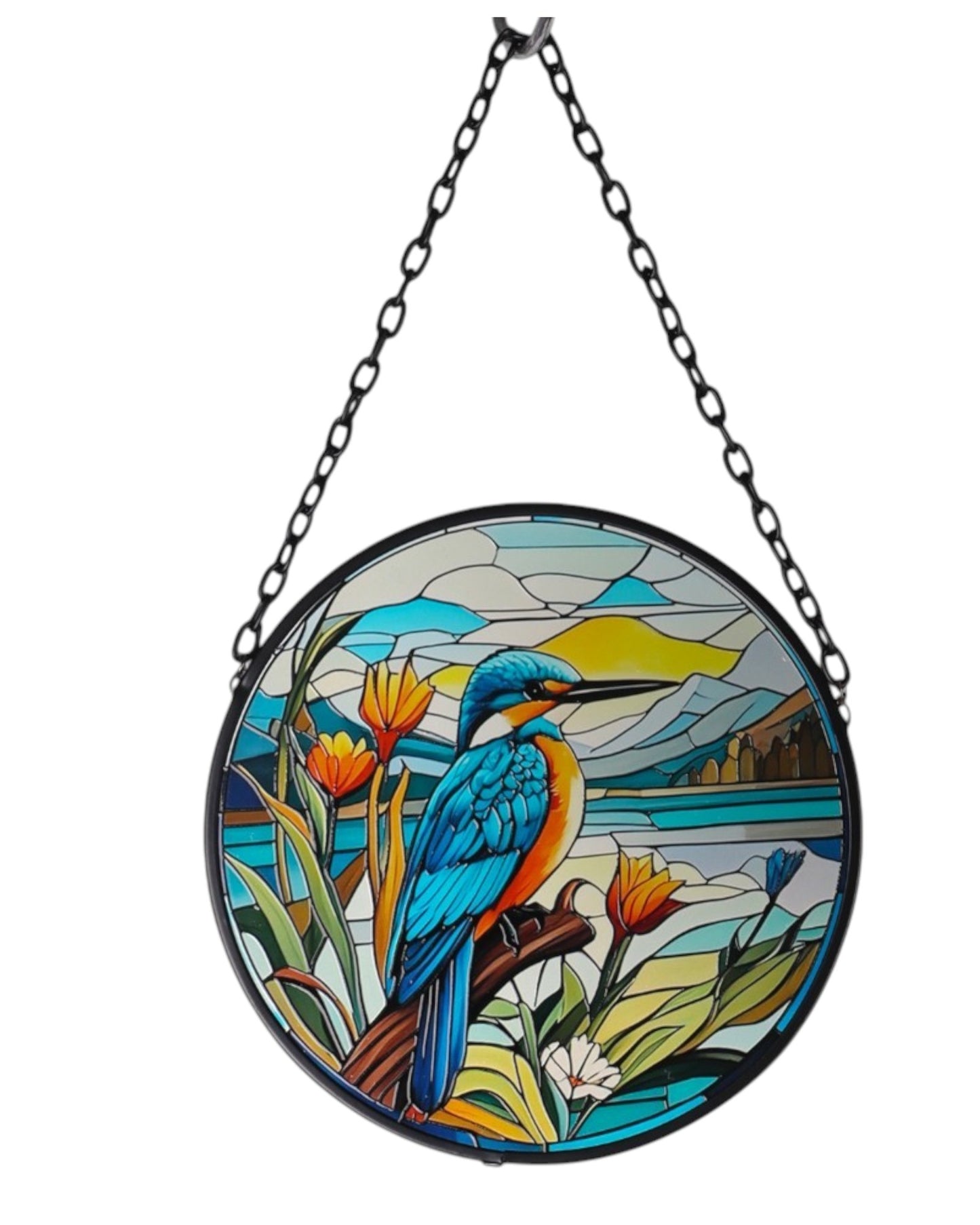 Kingfisher Suncatcher 25cm - NEW
