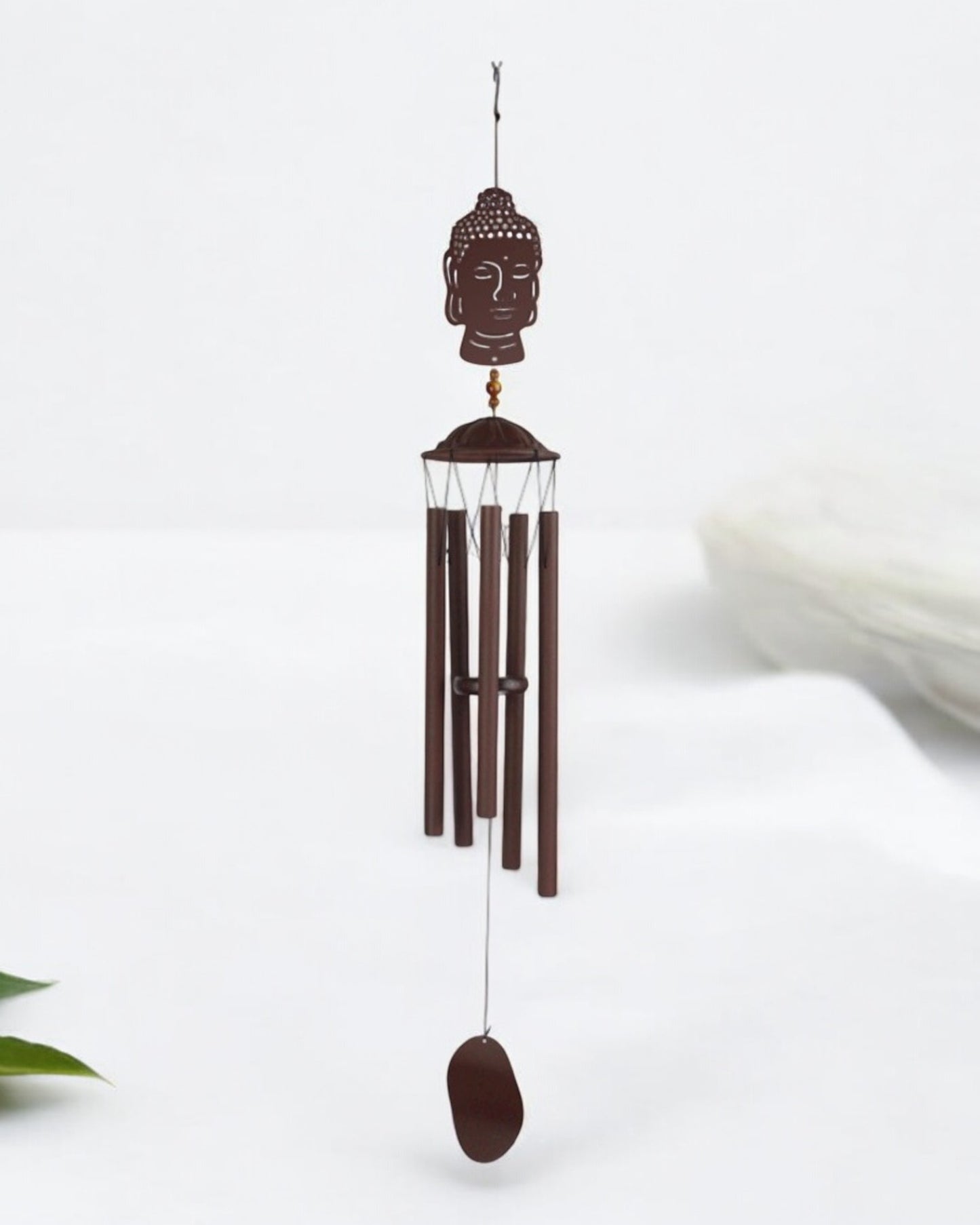 Buddha Wind Chime 38" Rustic
