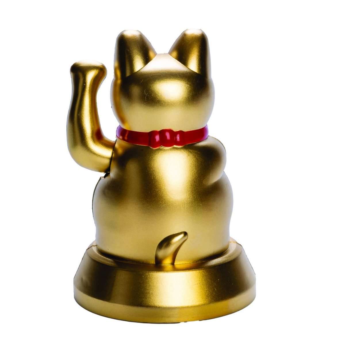 Golden Lucky Cat Solar Dancer