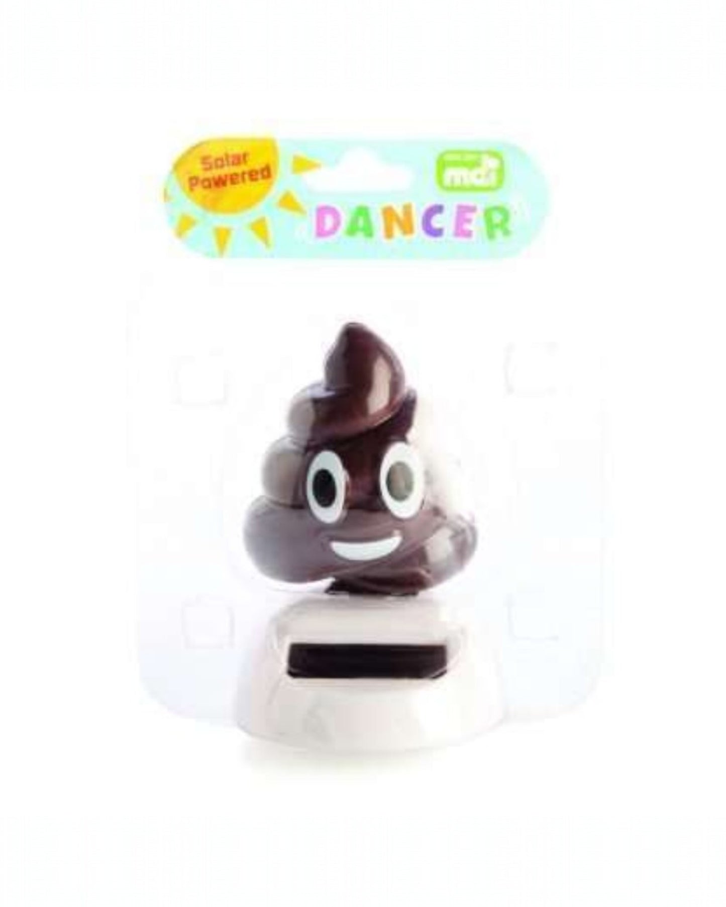 Smiling Poo Solar Dancer