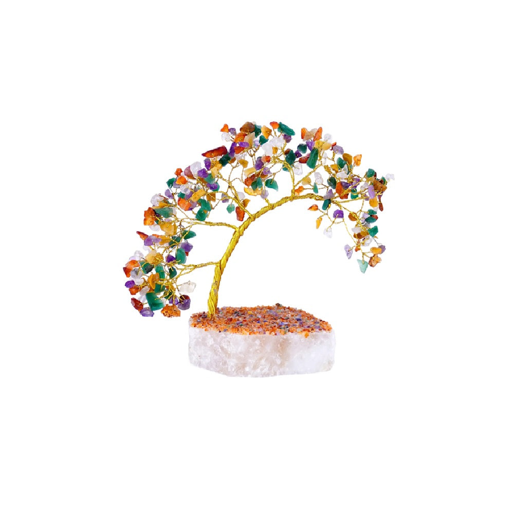 Multi Crystal Wish Tree With Natural Base NEW!