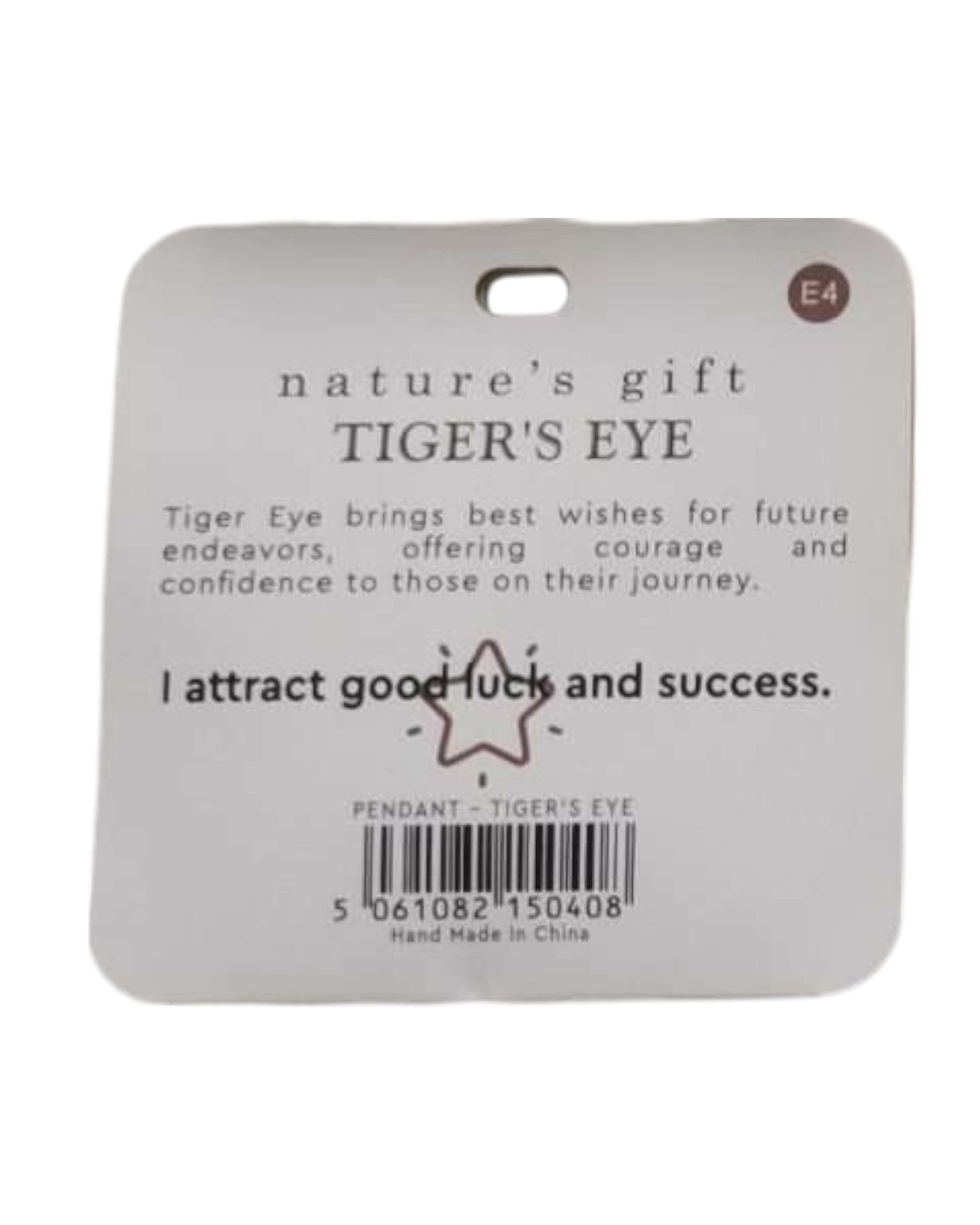 Tigerseye - Best of Luck Pendant