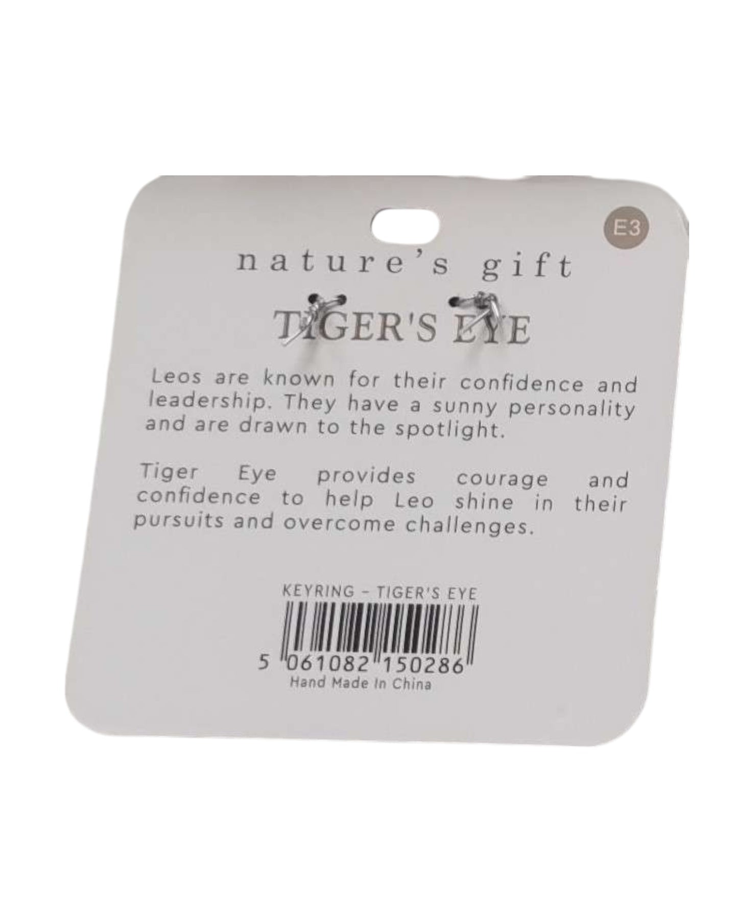 Tigereye- Leo Keyring