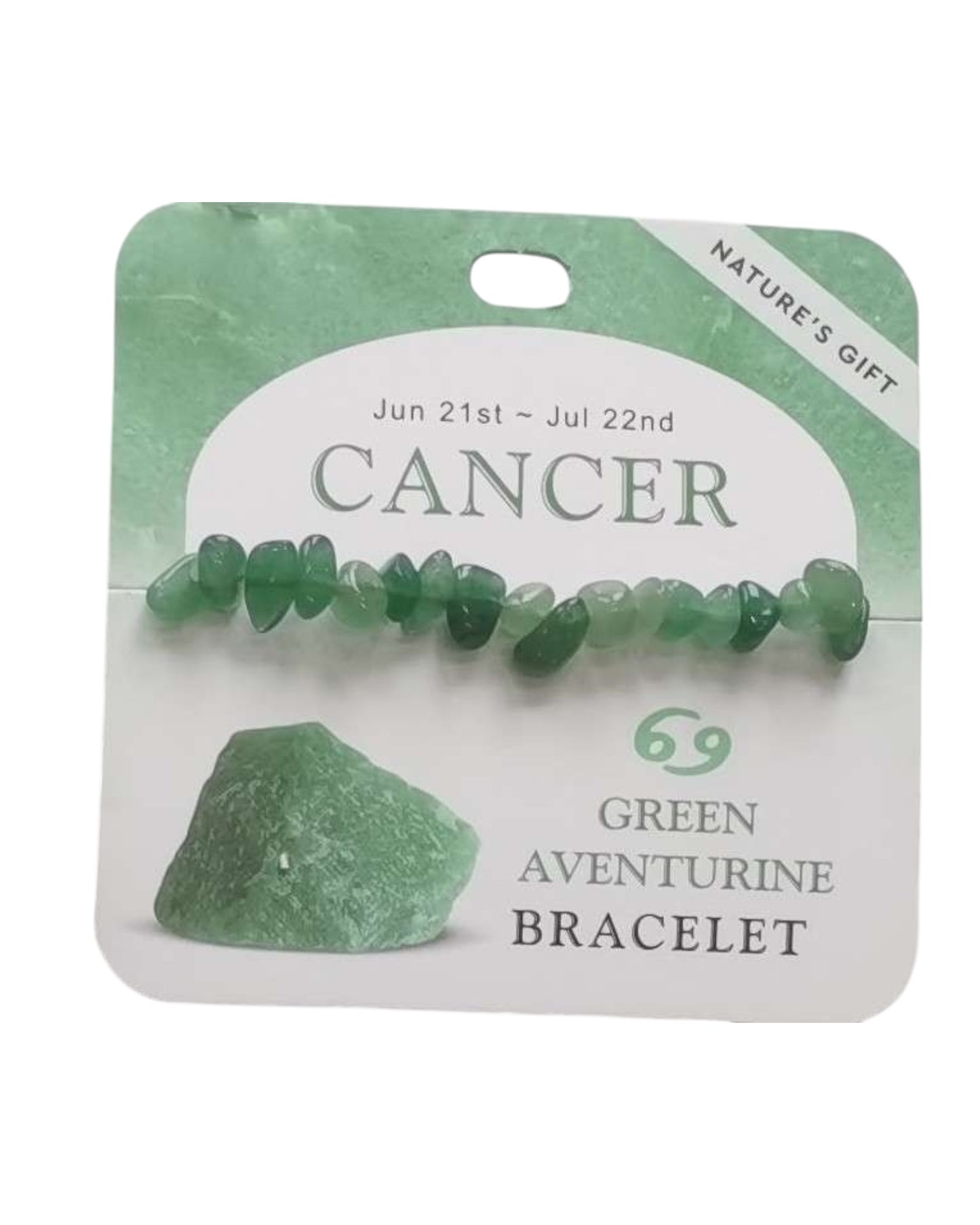 Green Aventurine- Cancer Bracelet