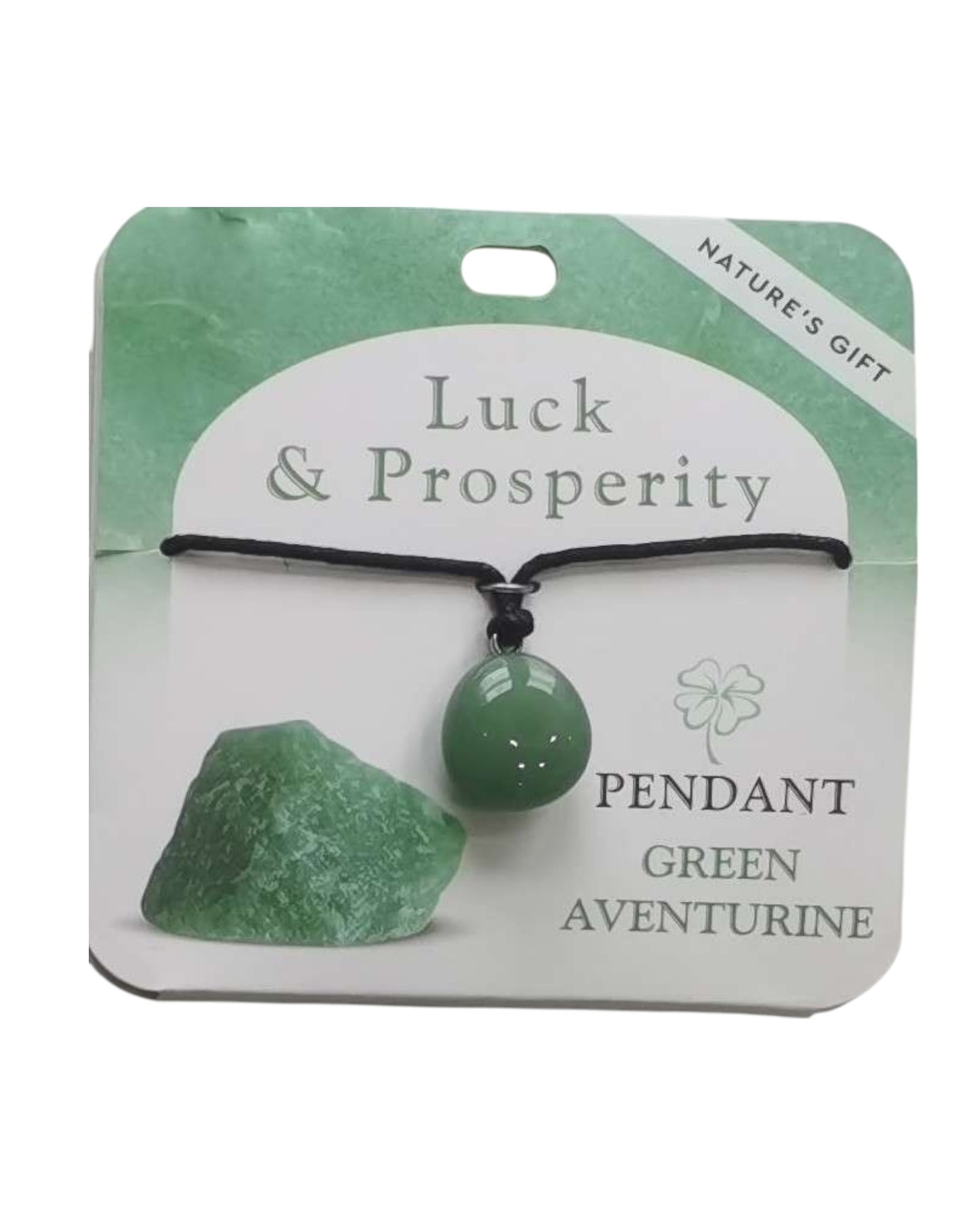 Green Aventurine- Luck & Prosperity Pendant