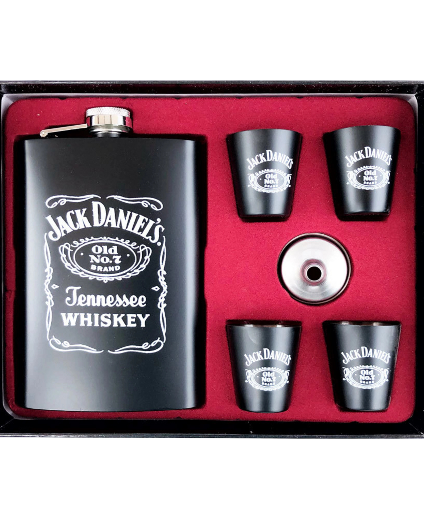 Hip Flask Set Jack Daniels