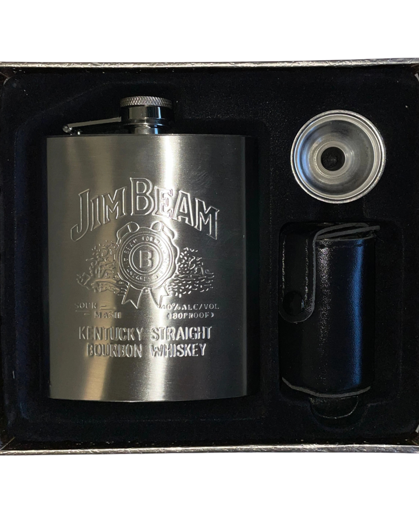 Hip Flask set Jim Beam