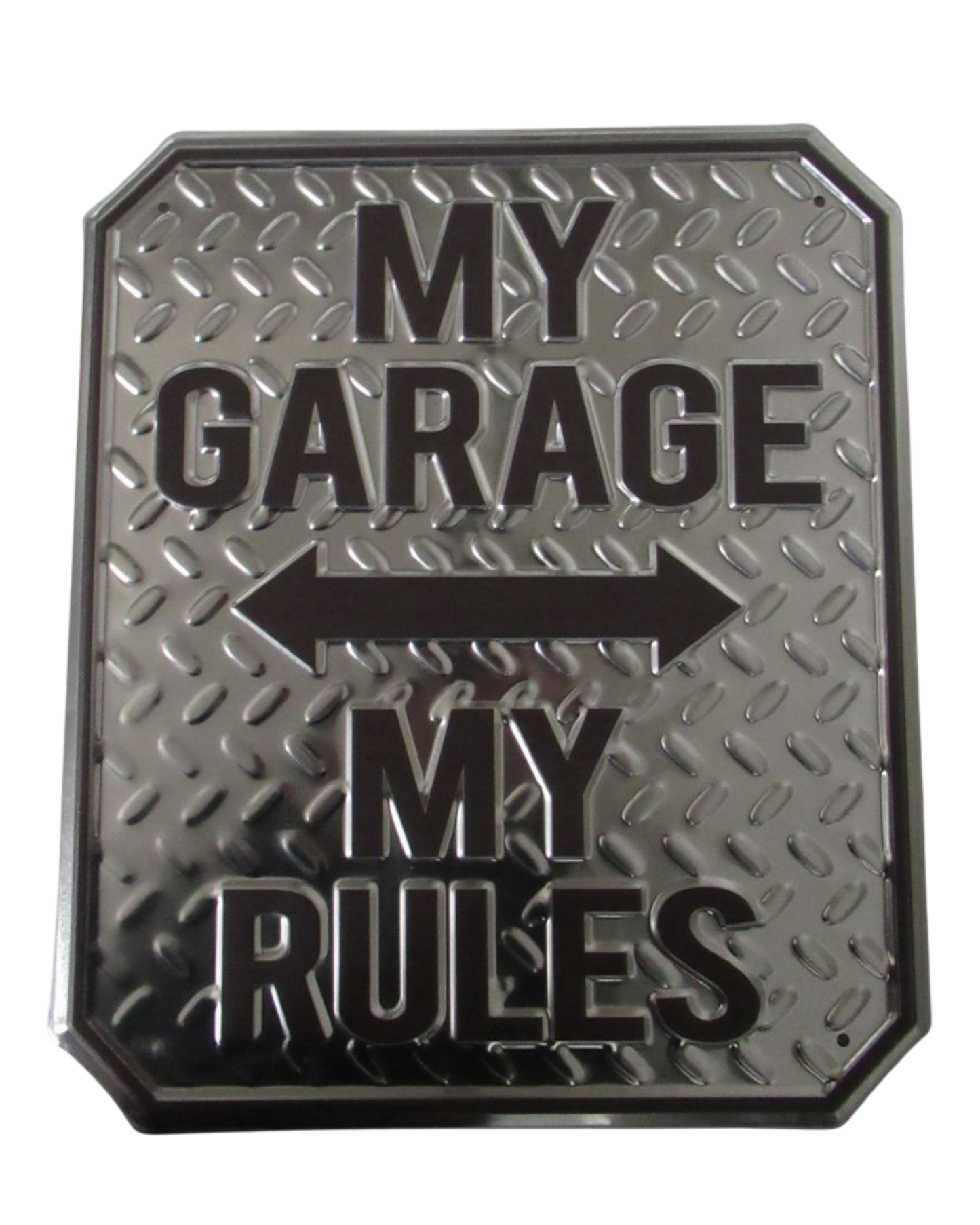 Sign Metal - My Garage My Rules