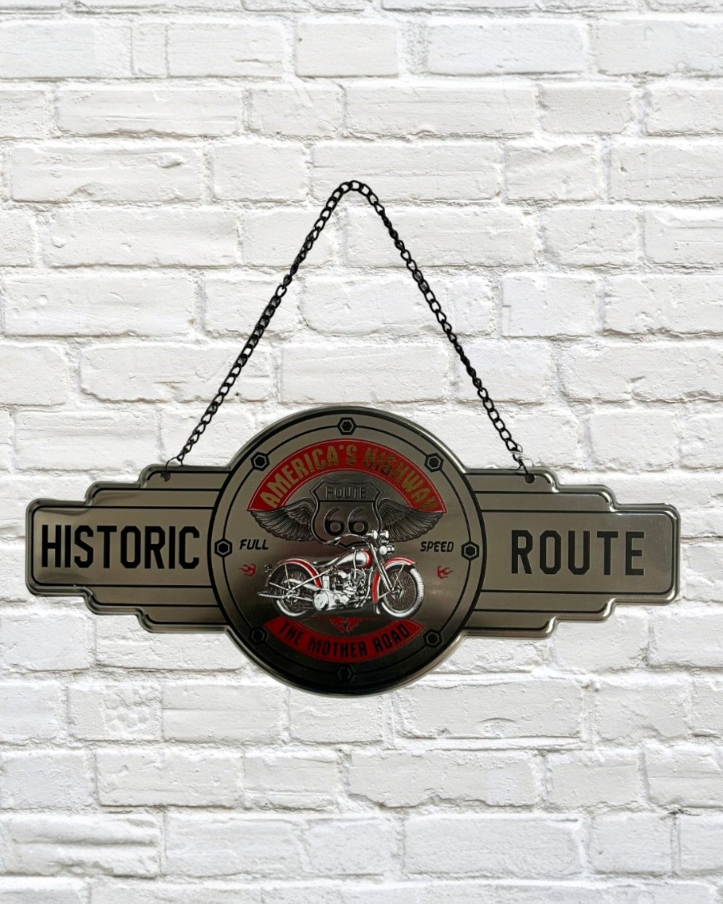 Sign Metal - Historic Route America's Highway