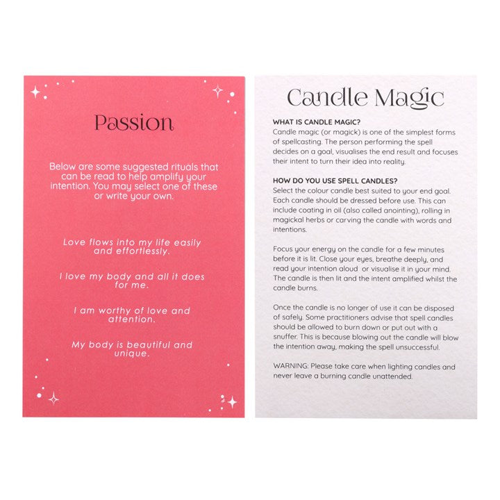 PASSION SPELL CANDLES