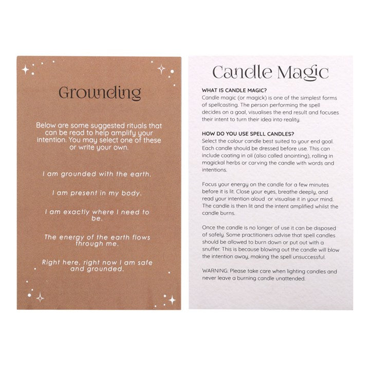GROUNDING SPELL CANDLES