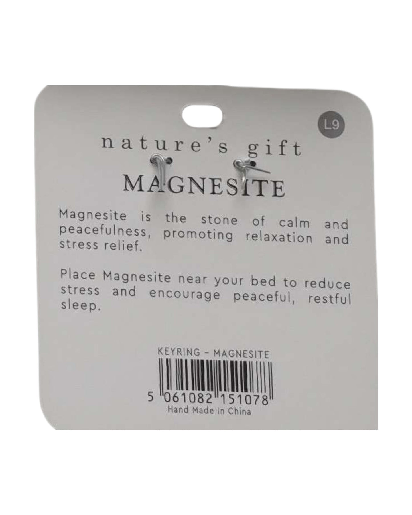 Magnesite- Calm & Peacefulness Keyring