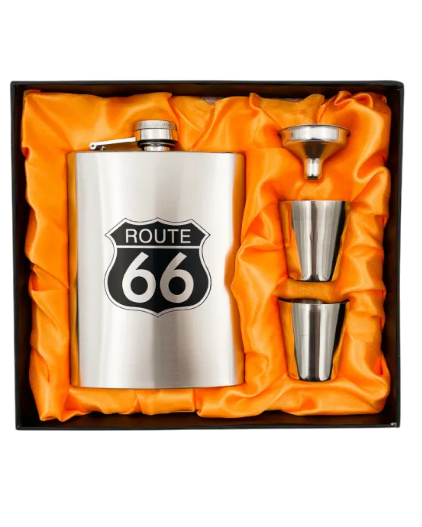 Hip Flask Set Route 66