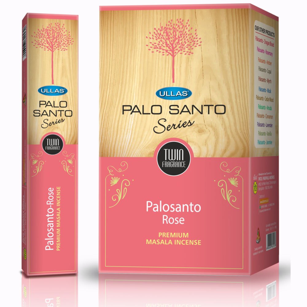 Palo Santo Rose Incense Sticks 15gms Ullas