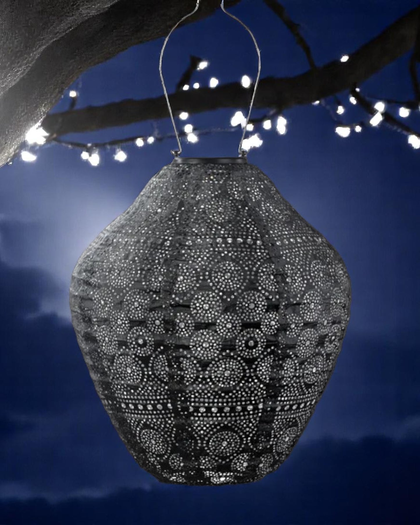Lumiz Outdoor LED Solar Lantern - Jar 30cm