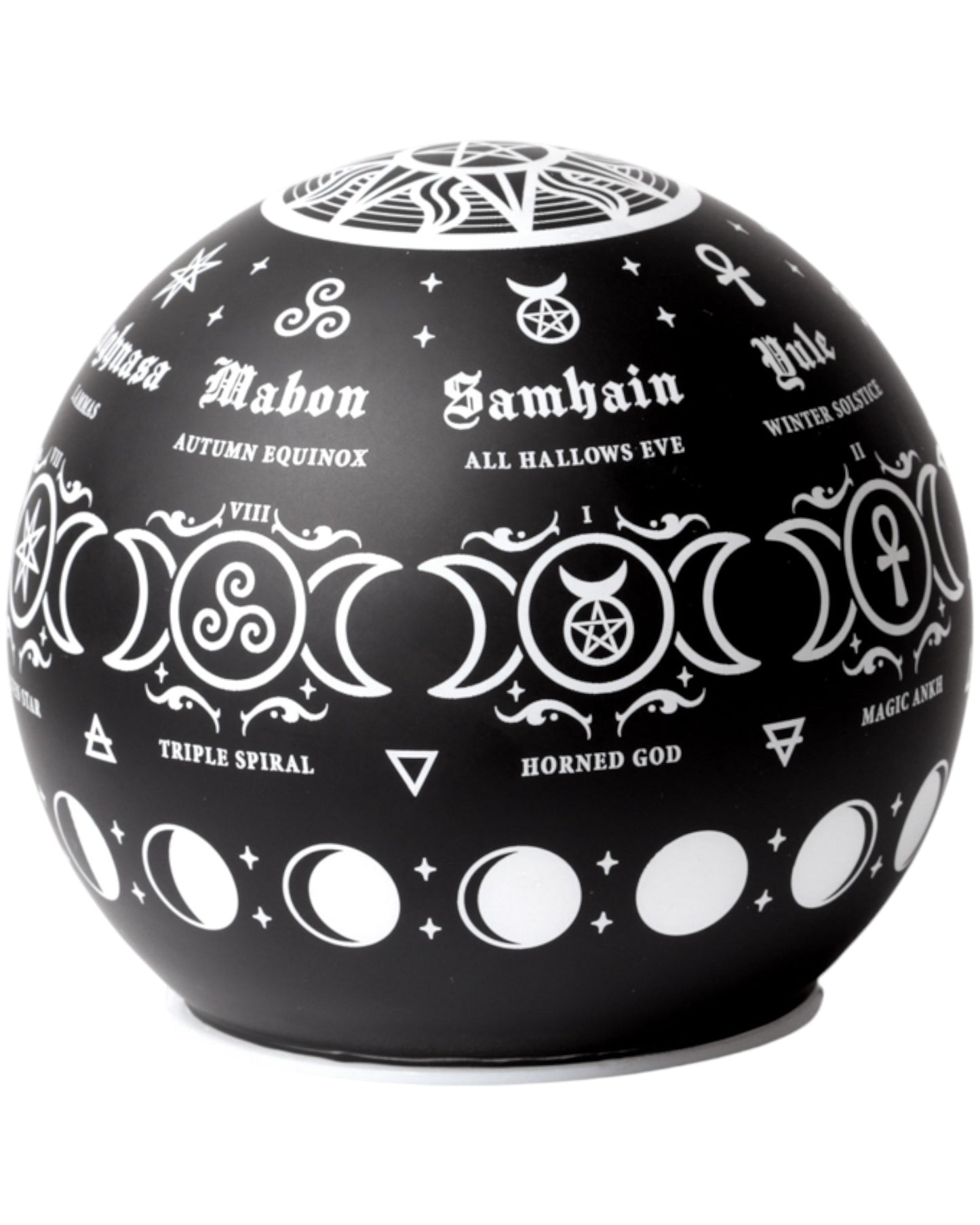 Alchemy Pagan Calendar Globe LED Light