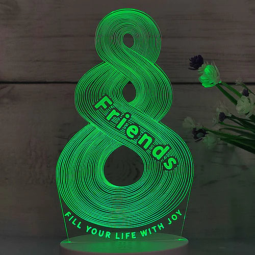 Friends Twist Changing Night Light