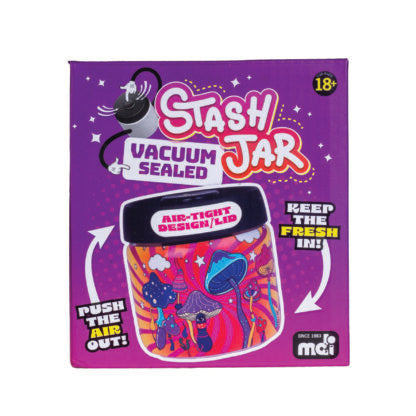 Magic Mushroom Vacuum Sealed Stash Jar