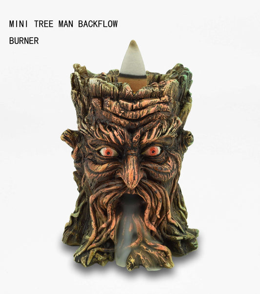 MINI TREE MAN BACK FLOW BURNER - bronze