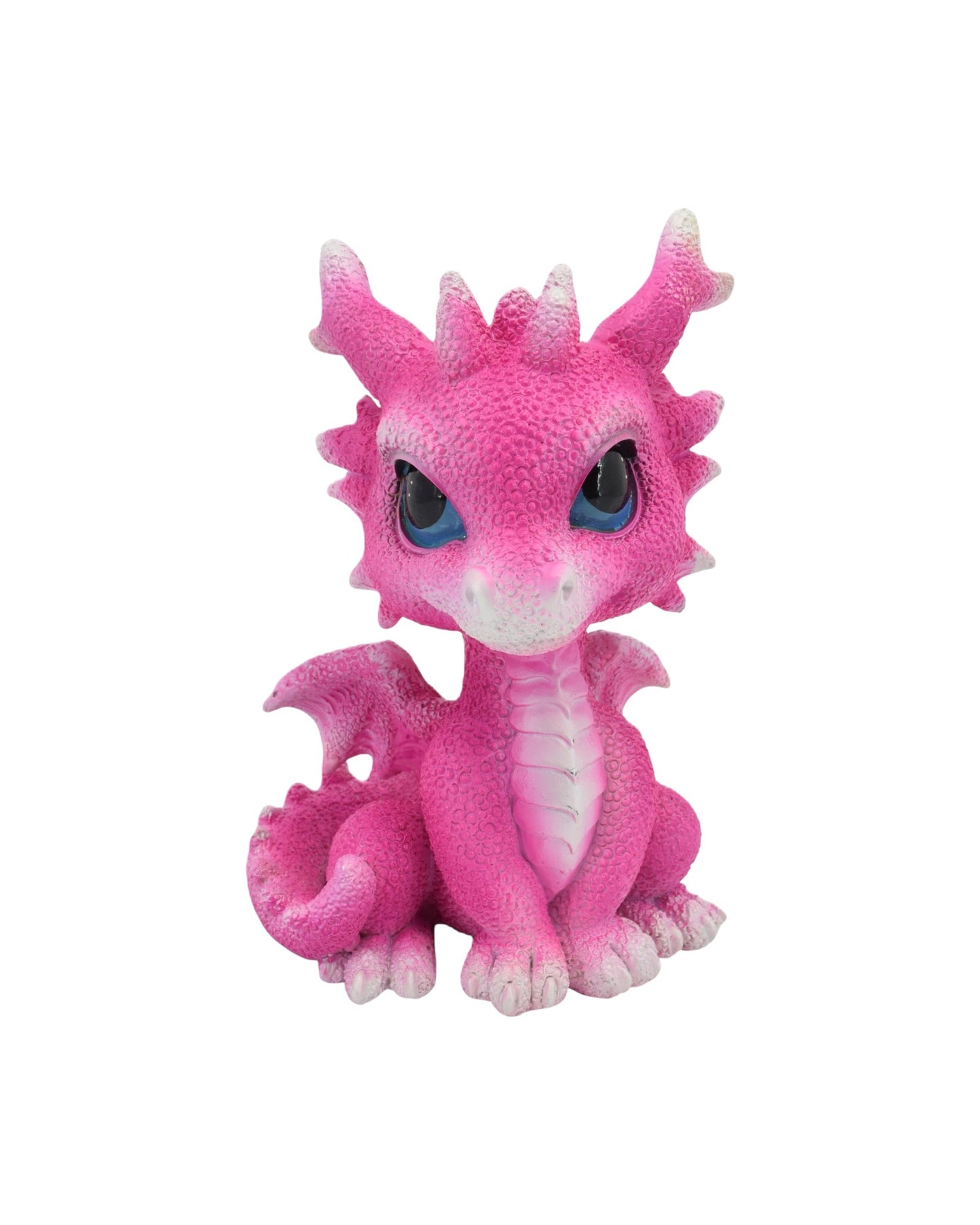 Cute Pink Sitting Dragon