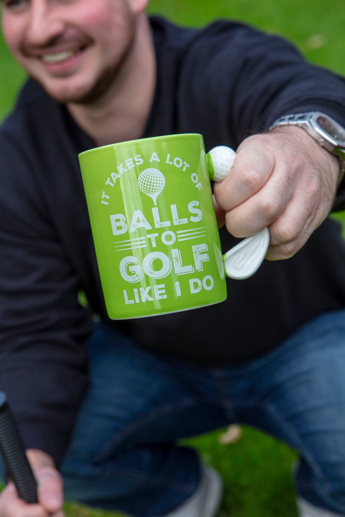It Takes a Lot of Balls to Golf Like I Do Golf Mug