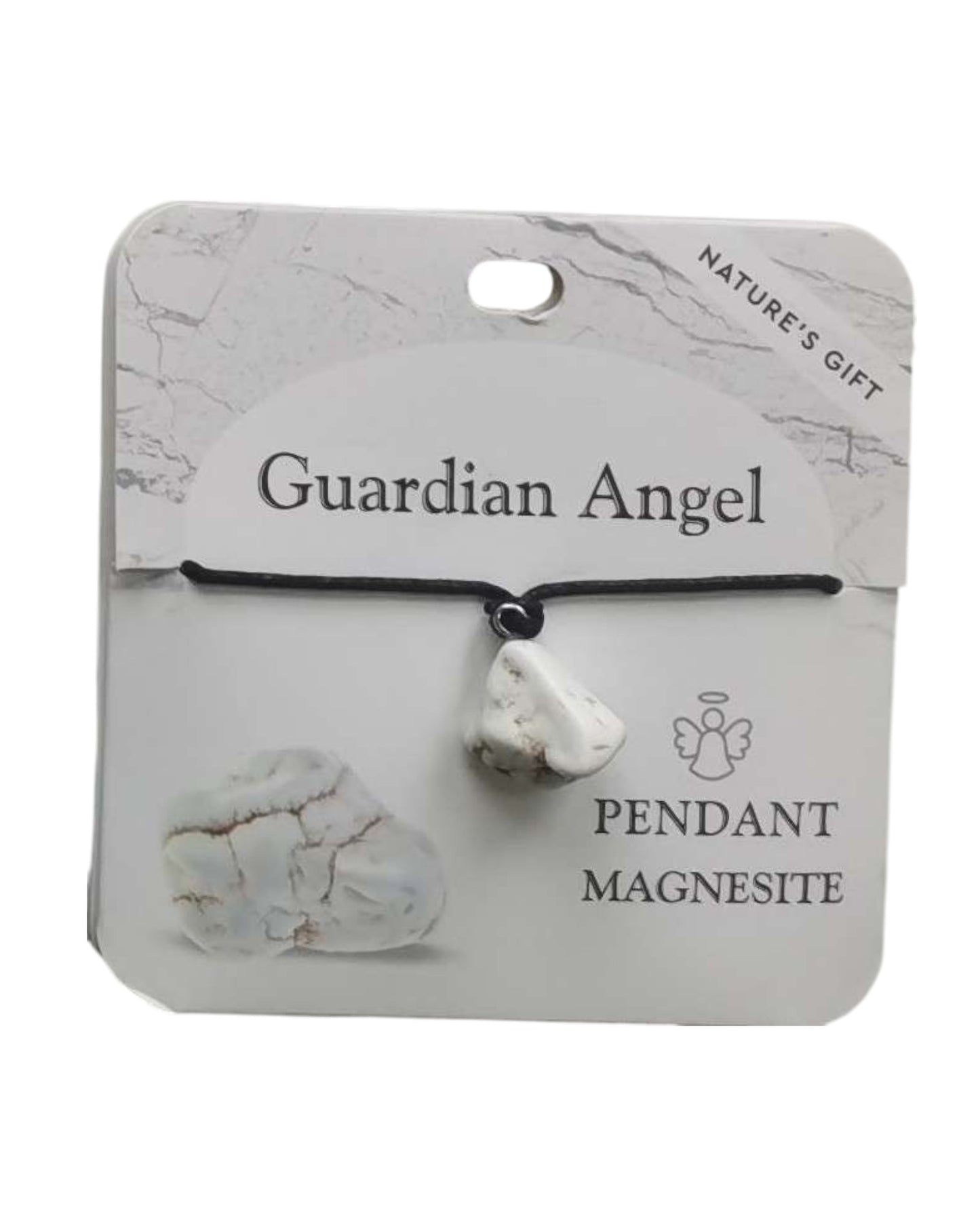 Magnesite- Guardian Angel Pendant