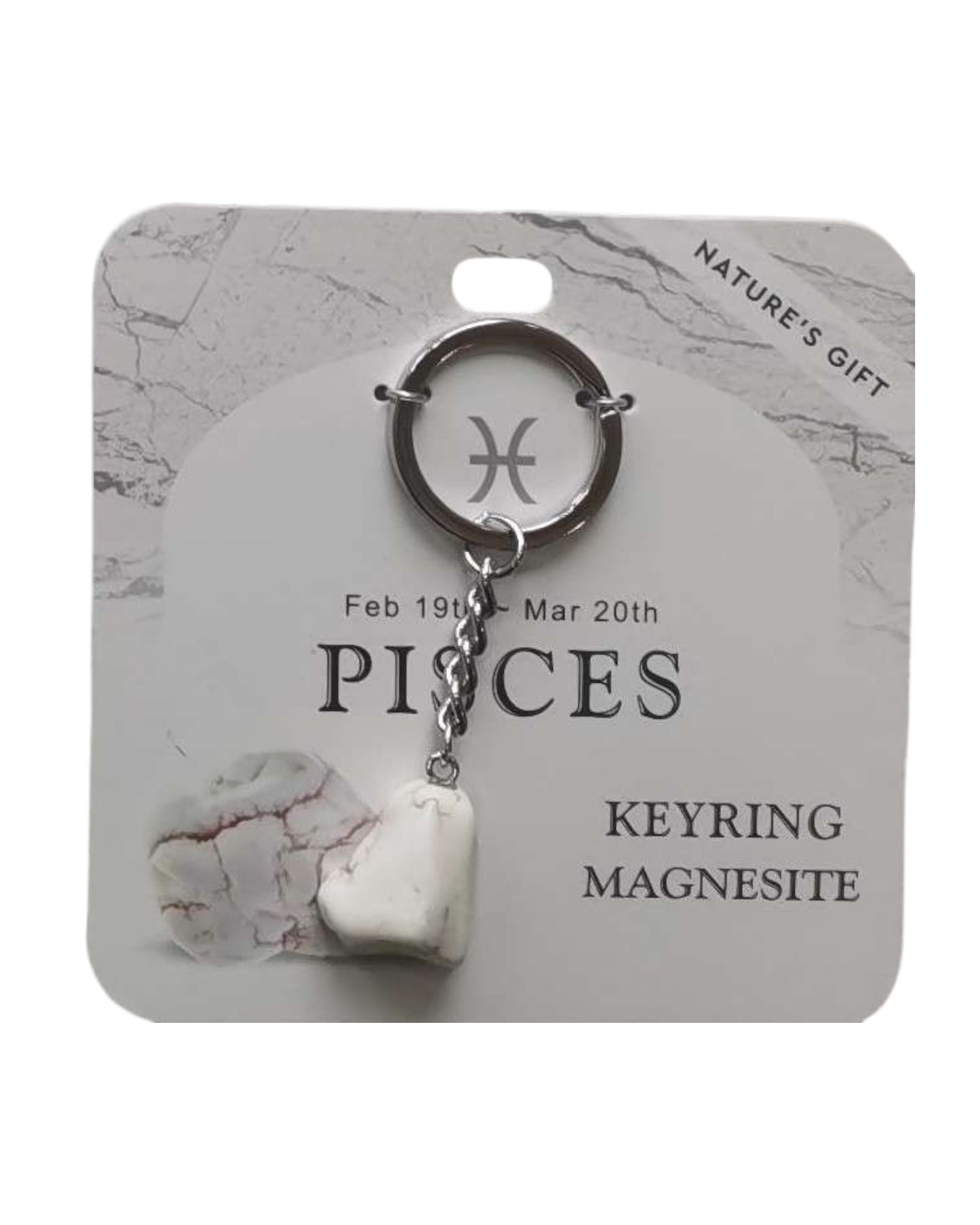 Magnesite- Pisces Keyring