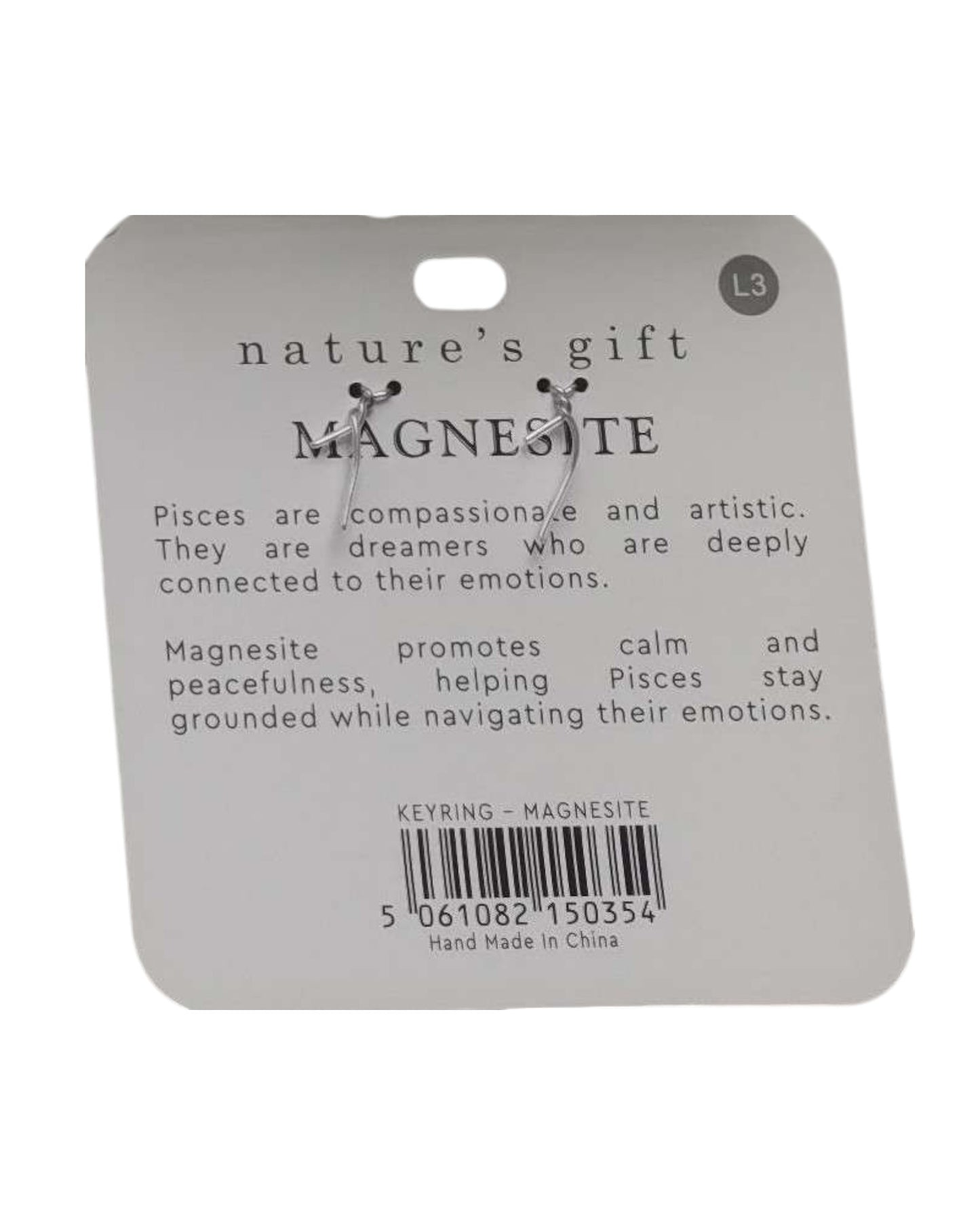 Magnesite- Pisces Keyring